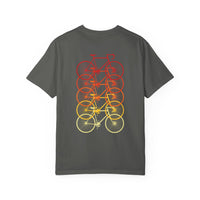 Gradient Bicycle Unisex T-Shirt - Perfect for Cycling Enthusiasts