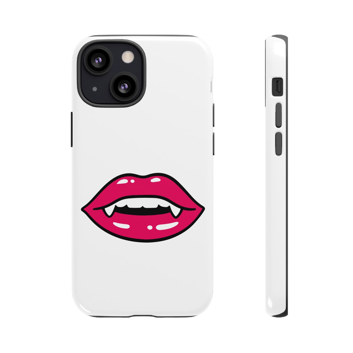 Vampire Mouth Phone Case - Tough Cases for Halloween, Gift for Spooky Lovers, Quirky Phone Accessories, Fun Tech Gear