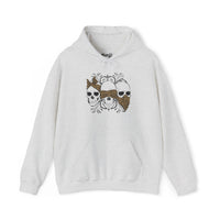 Skull Print Hoodie - Unisex Sweatshirt