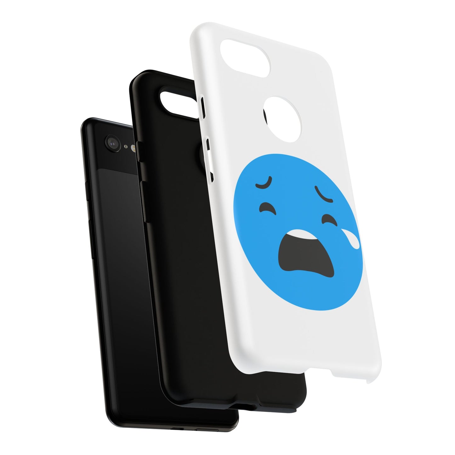 Funny Sad Face Phone Case - Tough and Stylish