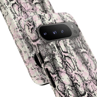 Stylish Snake Print Phone Case – Trendy Design, Tough Protection  Make a bold fashion statement while keeping your phone safe with this sleek and durable snake print case.