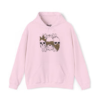 Skull Print Hoodie - Unisex Sweatshirt