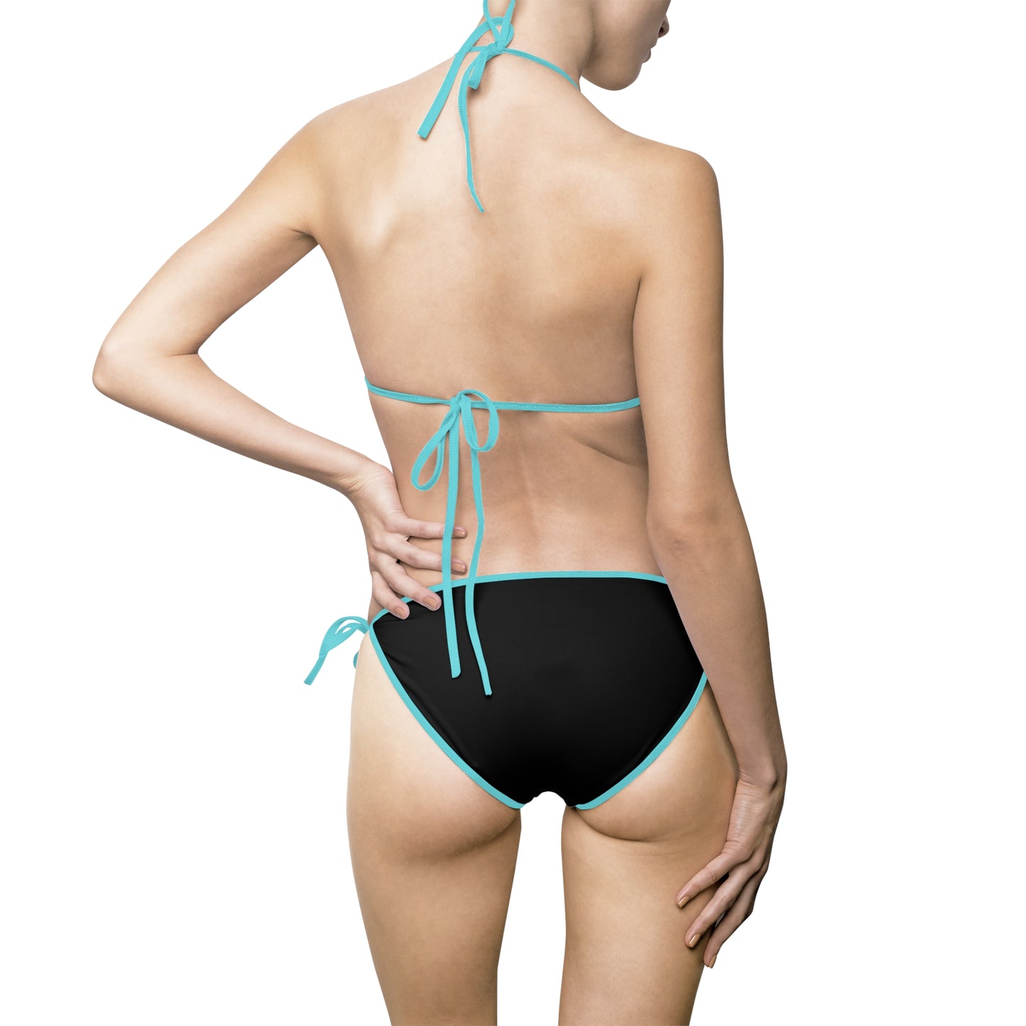 Stylish Black Bikini Swimsuit - Perfect for Beach Days and Summer Fun