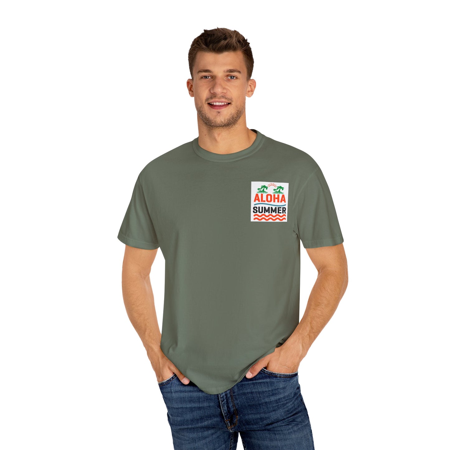 Aloha Summer Unisex T-Shirt, Beach Shirt, Vacation Tee, Summer Apparel, Tropical Graphic Tee, iconic Waikiki Beach Maui ,Oahu