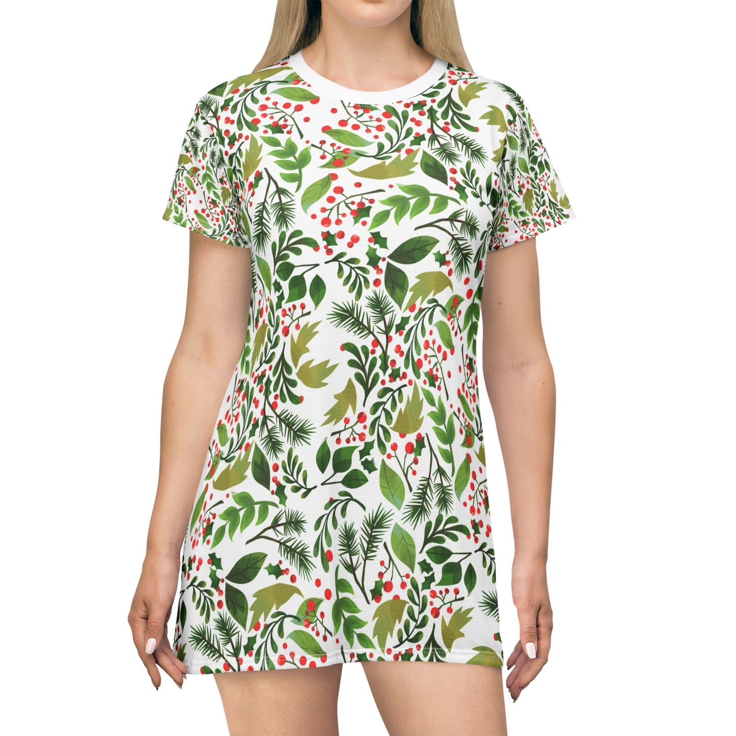 Floral T-Shirt Dress - Perfect for Summer Gatherings and Casual Outings
