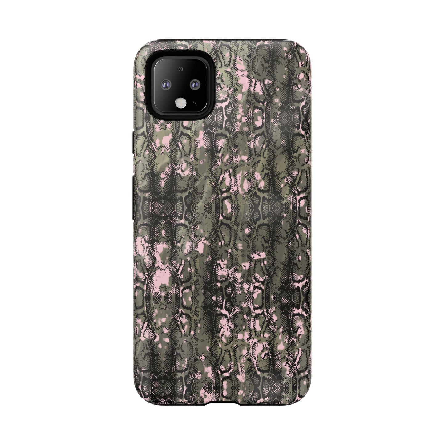 Camo Snake Pattern Phone Case – Rugged Protection Meets Bold Style  Turn heads while protecting your phone with this fierce camo snake pattern case—where urban edge meets outdoor grit.