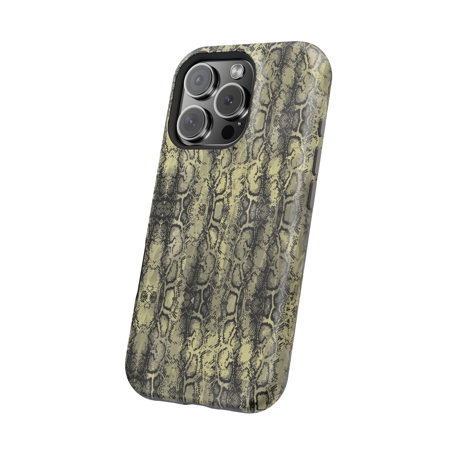 Stylish Snake Skin Magnetic Tough Case - Durable Protection for Your Phone