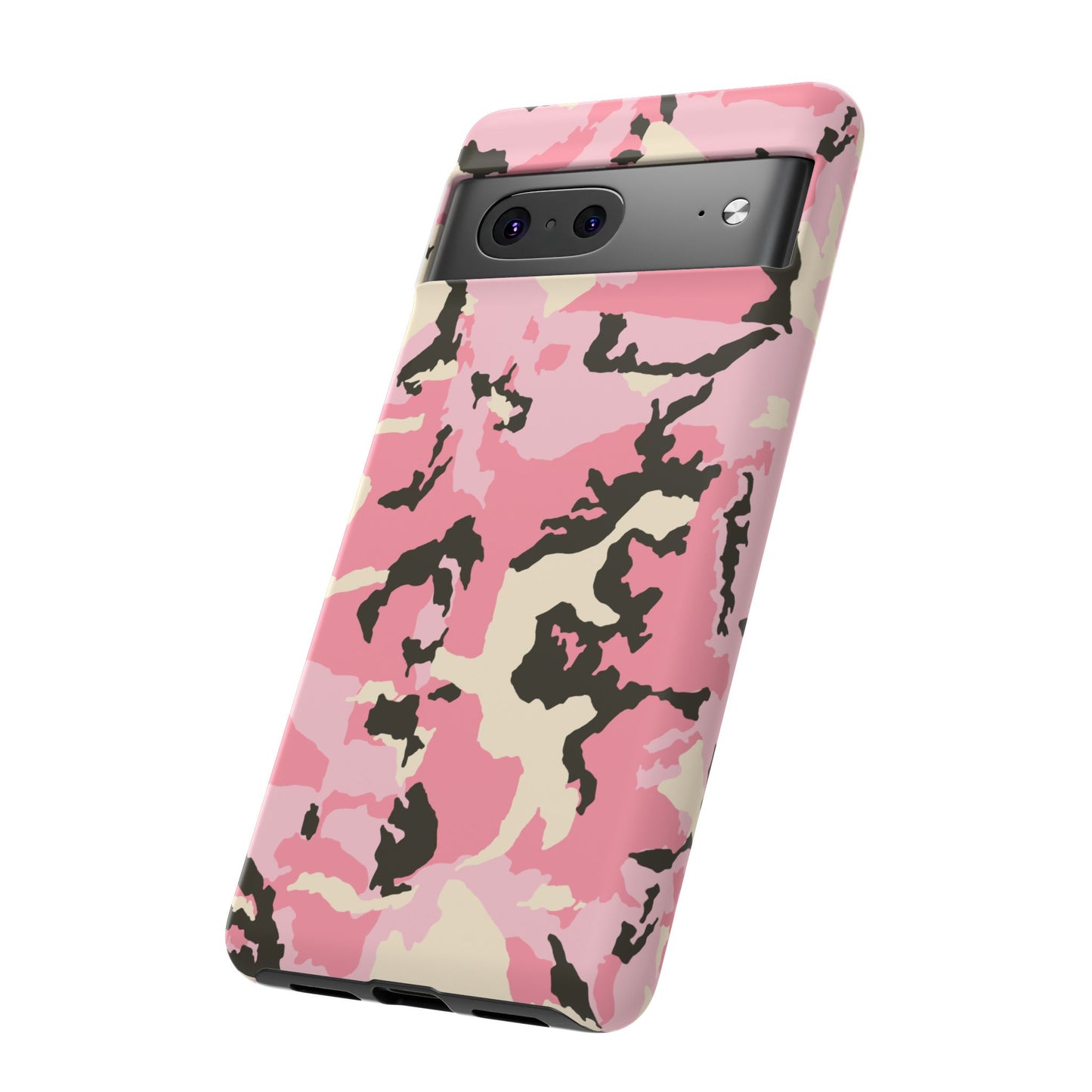 Stylish Pink Camouflage Phone Case – Tough Cases for Trendsetters