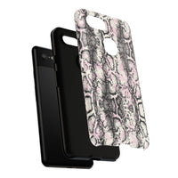 Stylish Snake Print Phone Case - Tough Protection for Trendsetters