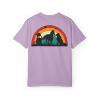 Rainbow Animal Scene Unisex T-Shirt - Nature Lover's Gift