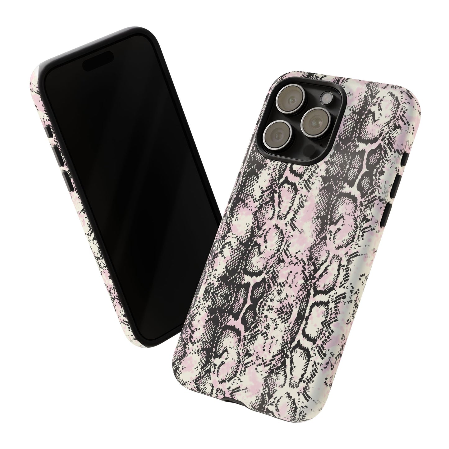 Stylish Snake Print Phone Case – Trendy Design, Tough Protection  Make a bold fashion statement while keeping your phone safe with this sleek and durable snake print case.