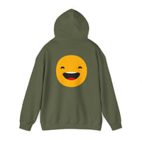 Happy Emoji Unisex Hoodie - Cozy Sweatshirt with Smiley Face Design