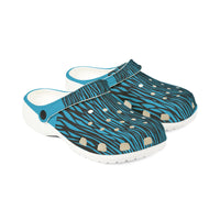 Stylish EVA Foam Rubber Clogs with Bold Tiger Stripes