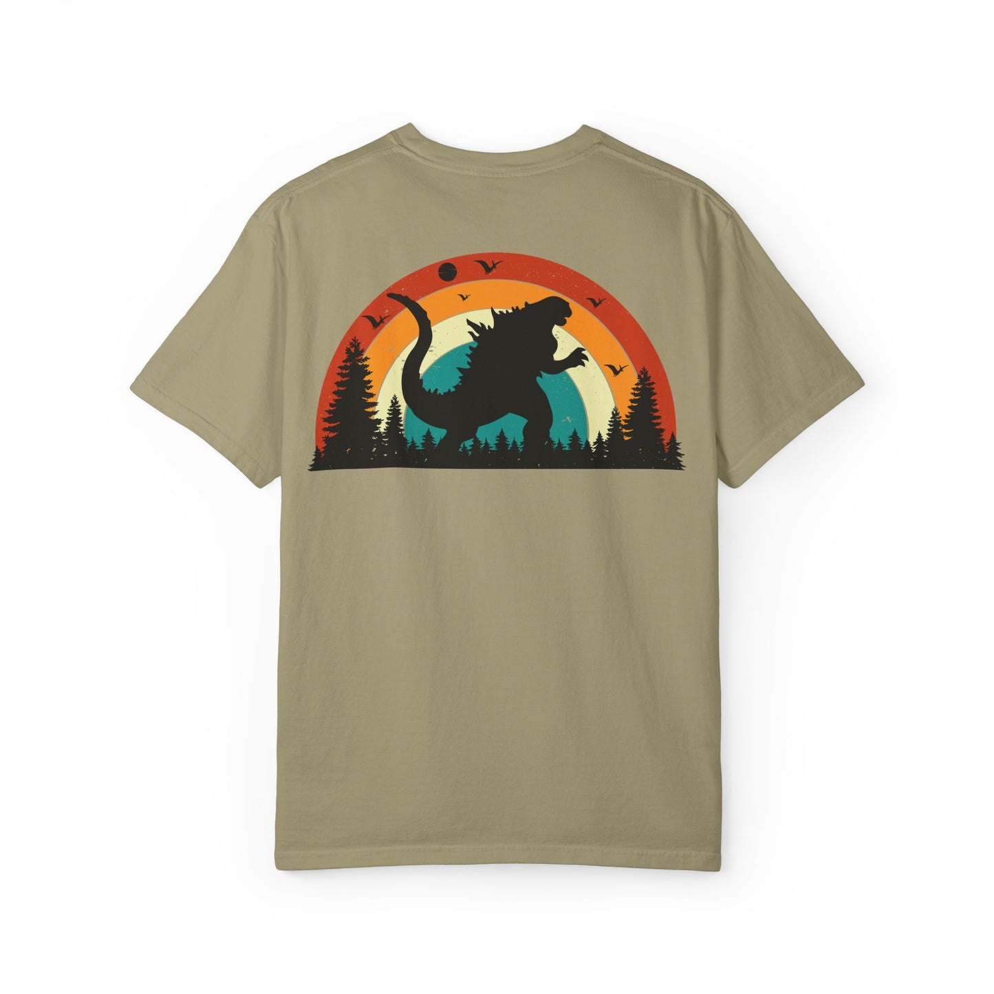 Retro Sunset Dinosaur Unisex T-Shirt