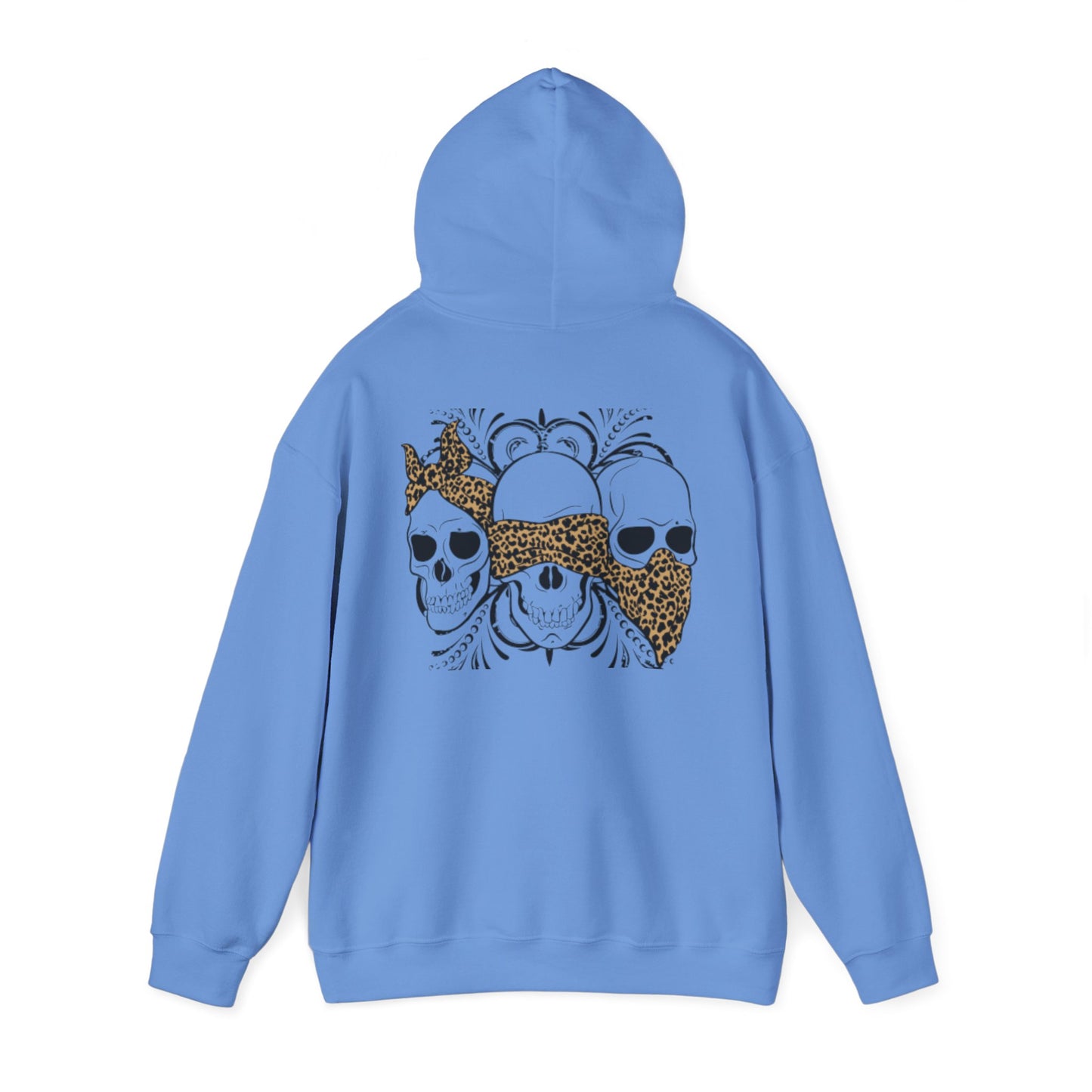 Skull Print Hoodie - Unisex Sweatshirt