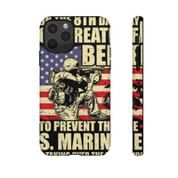 Military-Themed Phone Case - 'God Created Beer' Design