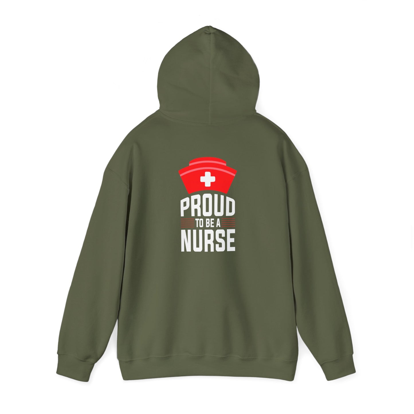 Nurse Life Hoodie - Unisex Heavy Blend™ Sweatshirt with Red Cross Design