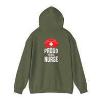 Nurse Life Hoodie - Unisex Heavy Blend™ Sweatshirt with Red Cross Design