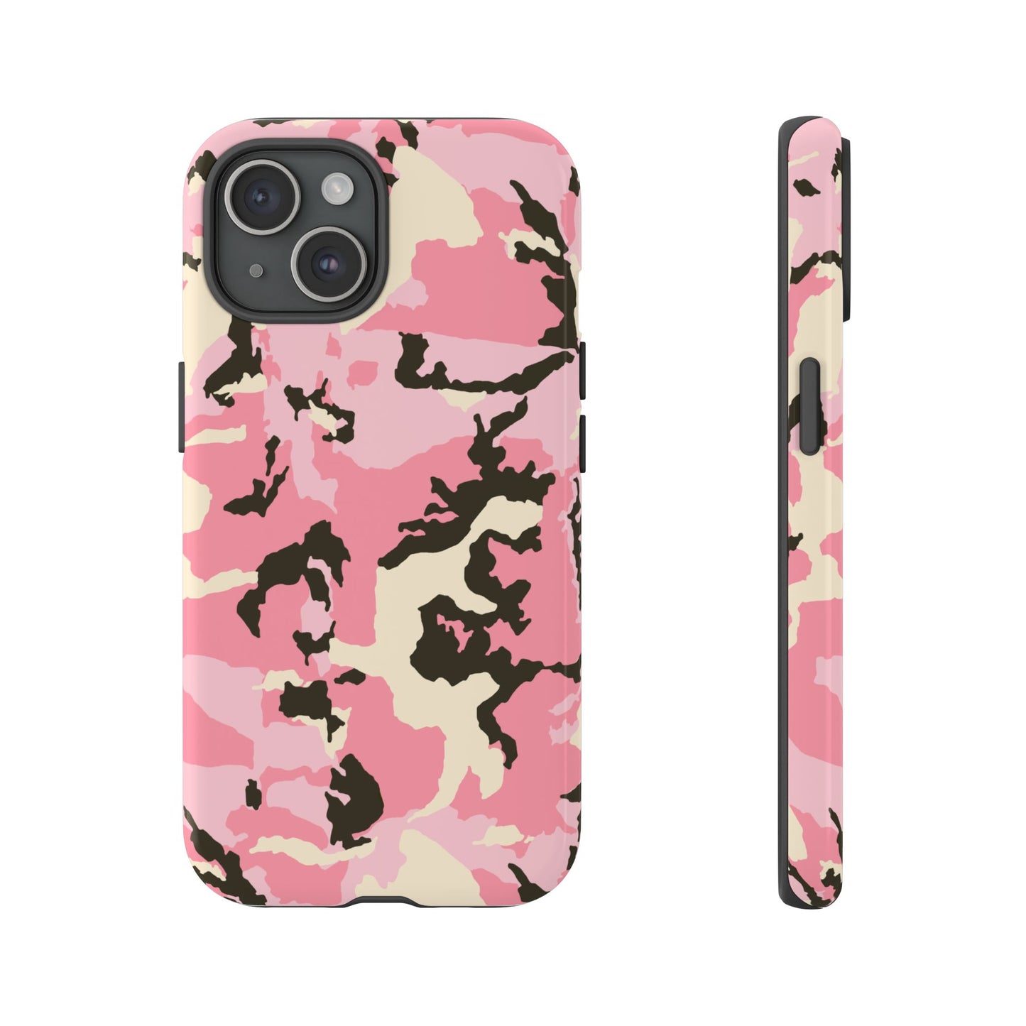 Stylish Pink Camouflage Phone Case – Tough Cases for Trendsetters