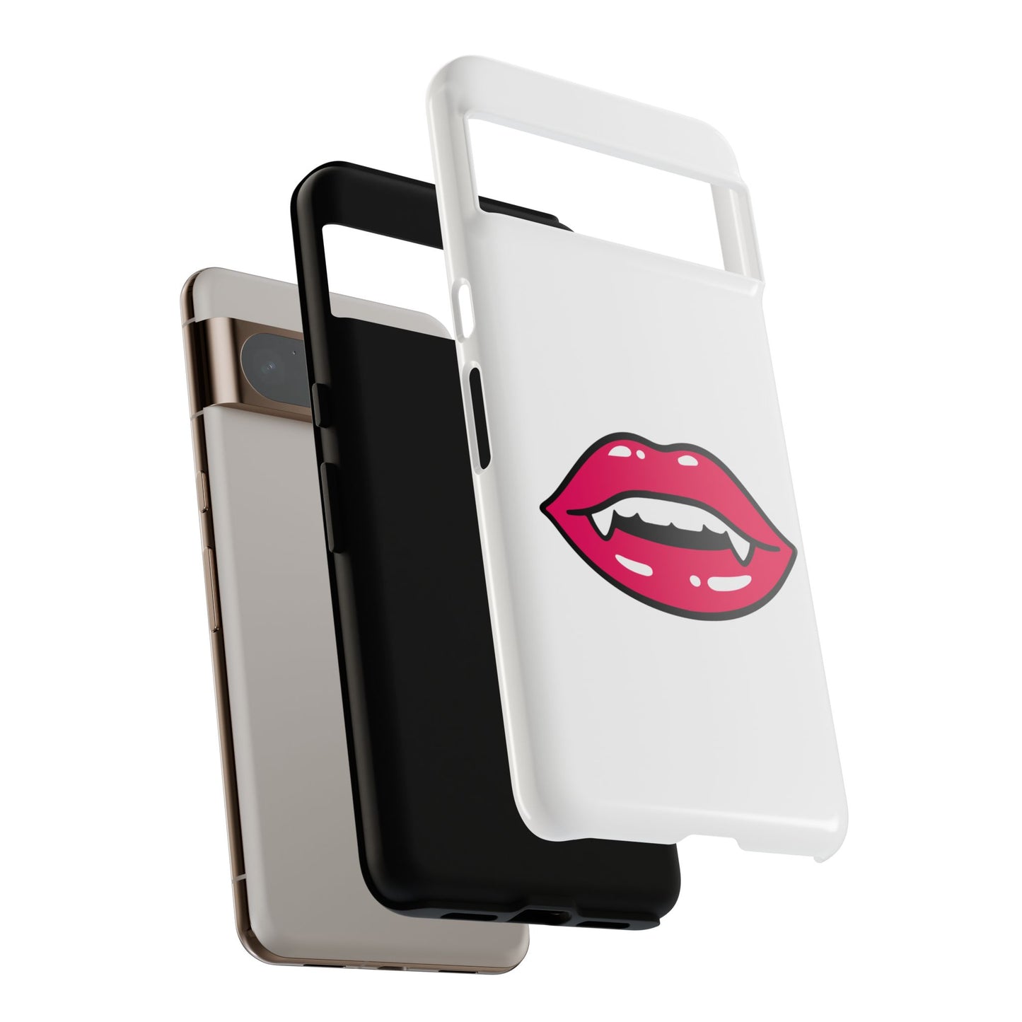 Vampire Mouth Phone Case - Tough Cases for Halloween, Gift for Spooky Lovers, Quirky Phone Accessories, Fun Tech Gear