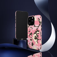 Stylish Pink Camouflage Phone Case – Tough Cases for Trendsetters