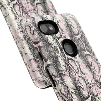 Stylish Snake Print Phone Case – Trendy Design, Tough Protection  Make a bold fashion statement while keeping your phone safe with this sleek and durable snake print case.