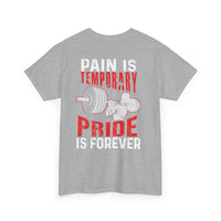 Temporary Pride Unisex Cotton Tee, Fitness Shirt, Apparel, Workout Top,  Gift, Celebration Tee