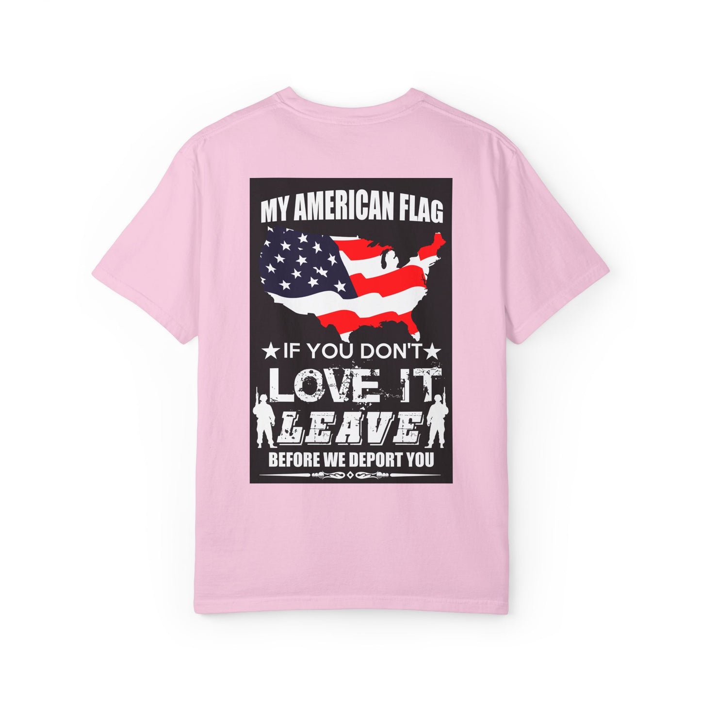 American Flag T-shirt, Patriotic Tee for July 4th, Veterans Support Shirt, Independence Day Top, USA Flag Apparel