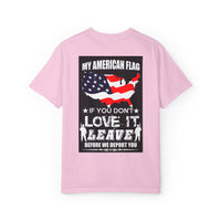 American Flag T-shirt, Patriotic Tee for July 4th, Veterans Support Shirt, Independence Day Top, USA Flag Apparel