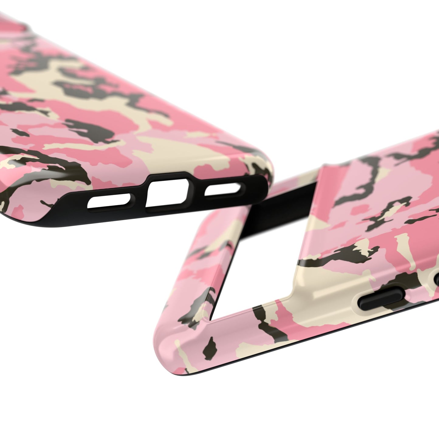 Stylish Pink Camouflage Phone Case – Tough Cases for Trendsetters