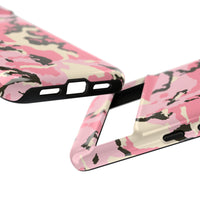 Stylish Pink Camouflage Phone Case – Tough Cases for Trendsetters