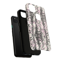 Stylish Snake Print Phone Case - Tough Protection for Trendsetters