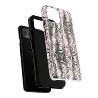 Stylish Snake Print Phone Case – Trendy Design, Tough Protection  Make a bold fashion statement while keeping your phone safe with this sleek and durable snake print case.