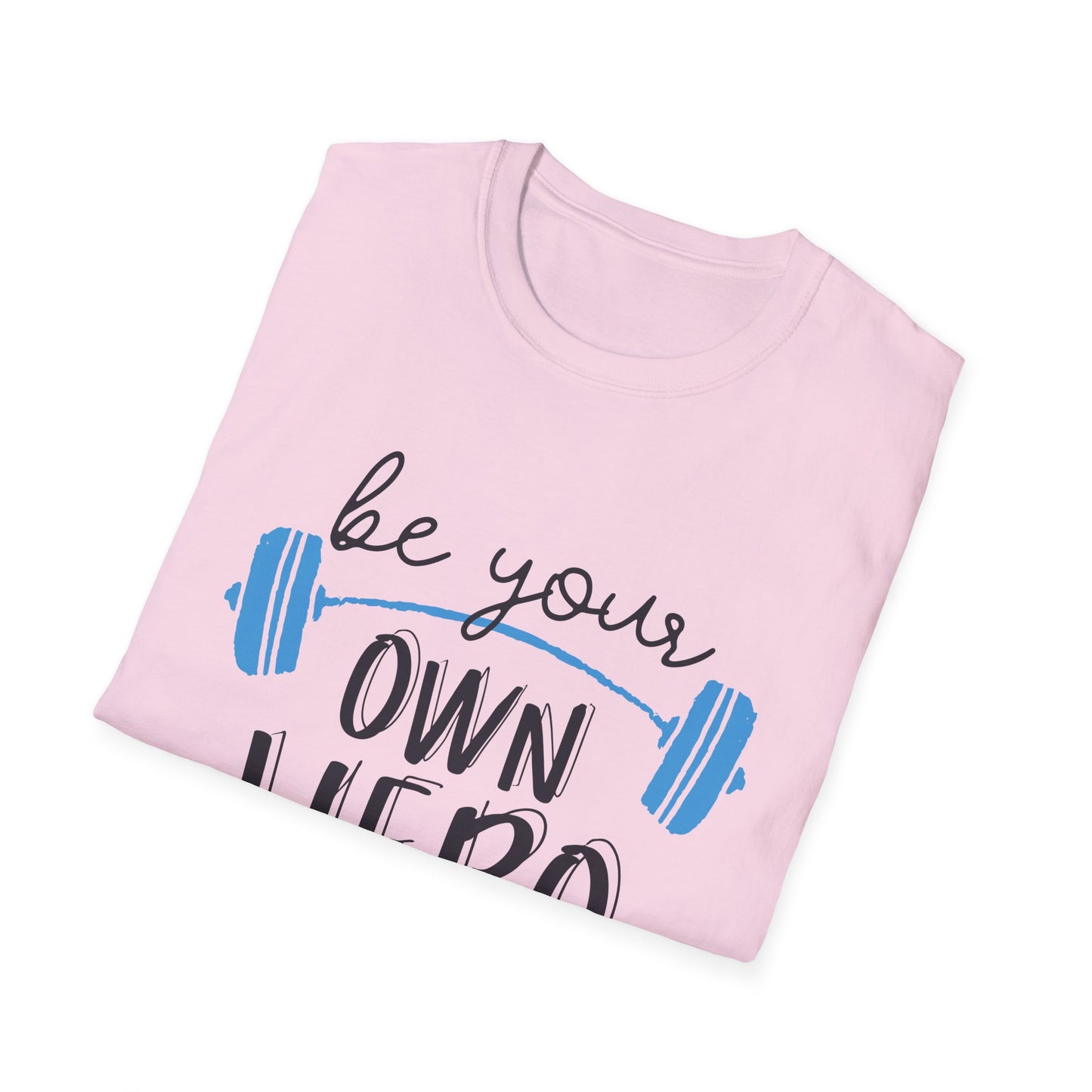 Motivational Unisex T-Shirt - "Be Your Own Hero" - Casual Gift, Positive Vibes, Everyday Wear, Friendly Apparel