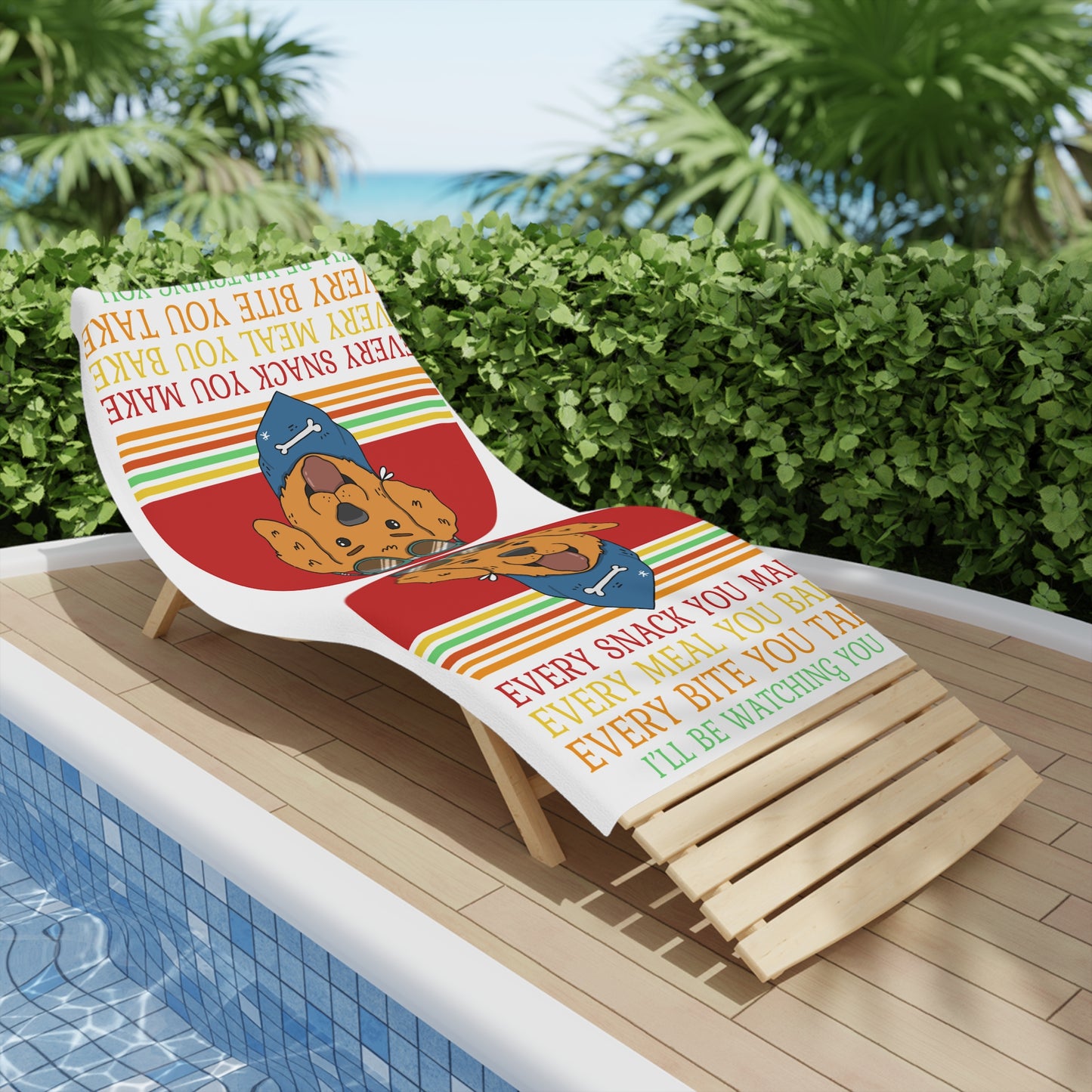 Fun Dog-Themed Beach Towel - Perfect for Pet Lovers and Summer Days