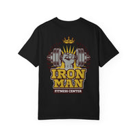 Unisex Iron Man Fitness Center T-Shirt - Motivational Workout Tee
