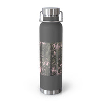 Stylish Copper Vacuum Insulated Bottle, 22oz - Trendy Snakeskin Design