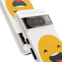 Happy Face Tough Phone Case - Durable Protection with Smile Design