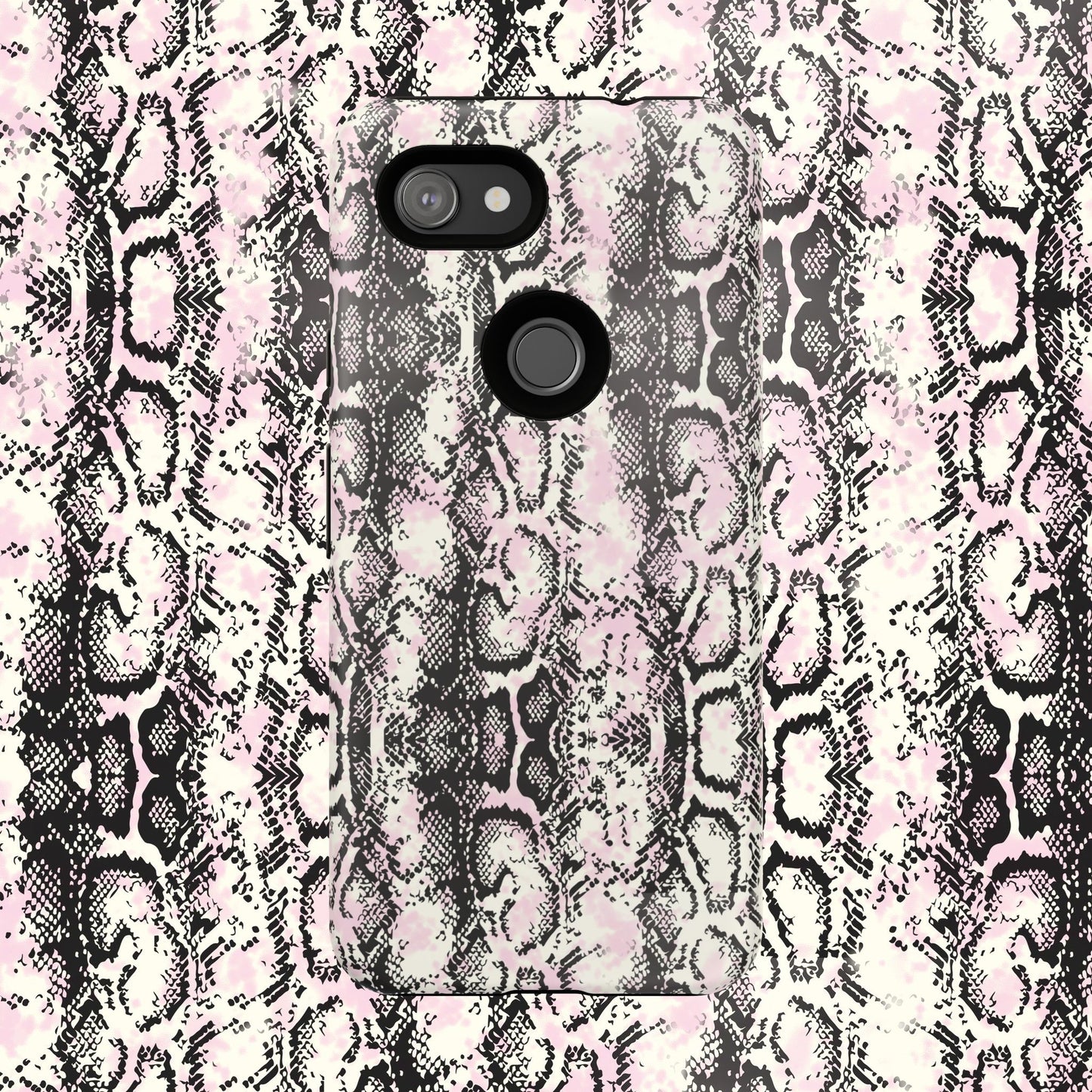 Stylish Snake Print Phone Case - Tough Protection for Trendsetters