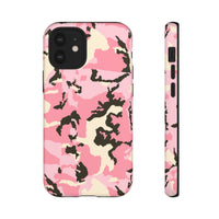 Stylish Pink Camouflage Phone Case – Tough Cases for Trendsetters