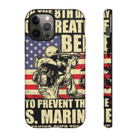 Military-Themed Phone Case - 'God Created Beer' Design