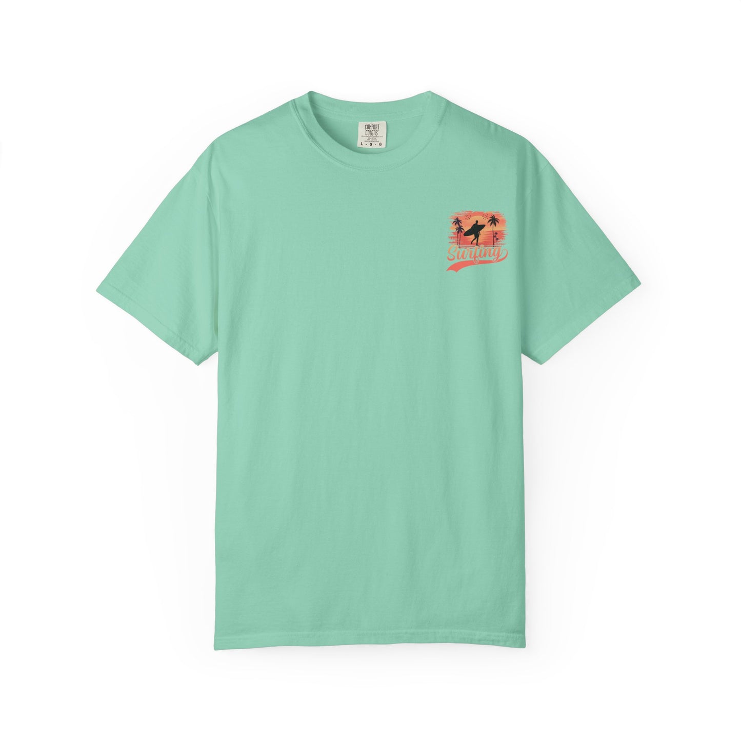 Surfing Paradise Unisex T-Shirt, Casual Beach Wear, Summer Vibes, Gift for Surfers, Vacation Outfit
