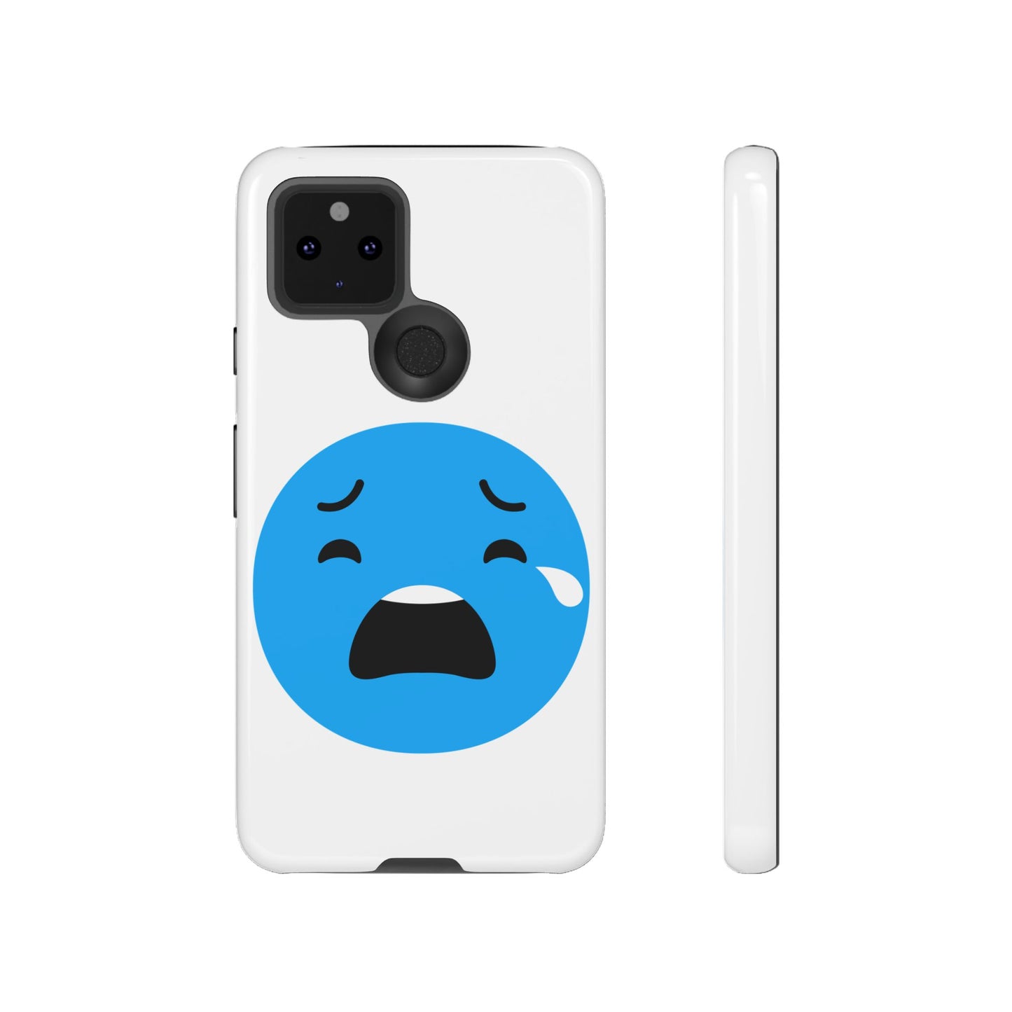 Funny Sad Face Phone Case - Tough and Stylish