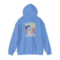 God Created Beer Hoodie, Marine Sweatshirt - Funny Drinking Gift, Unisex Pullover, Alcohol Lover, Birthday Present, Cool