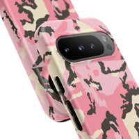 Stylish Pink Camouflage Phone Case – Tough Cases for Trendsetters