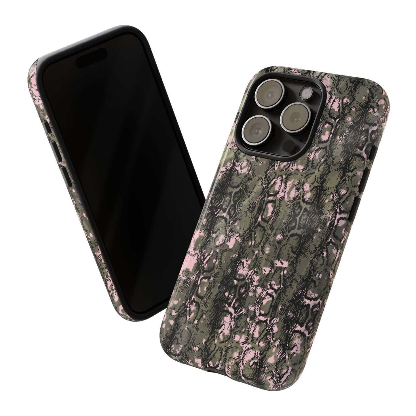 Stylish Snake Print Phone Case for Tough Protection