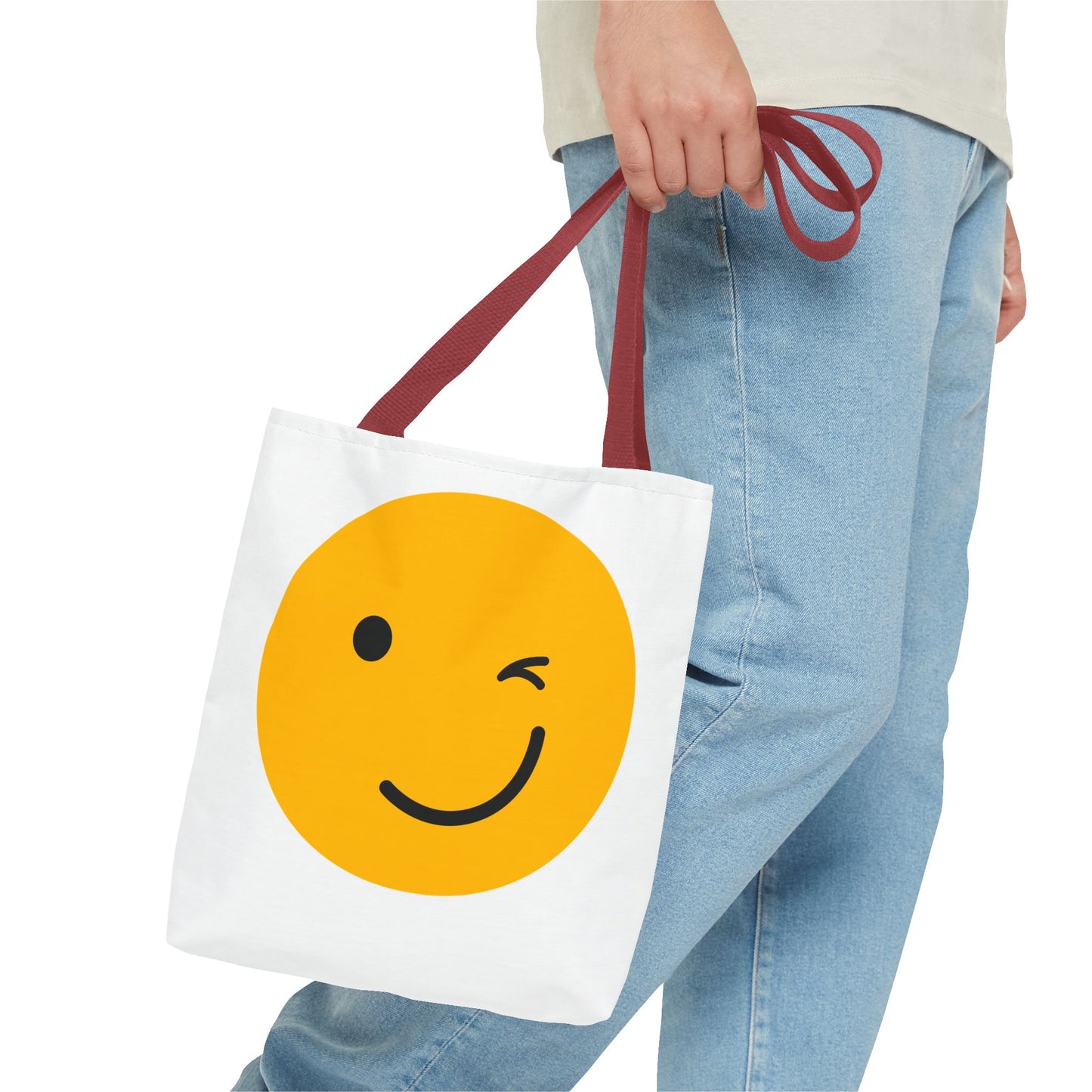 Smiley Face Tote Bag - Fun and Cheerful Everyday Accessory