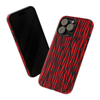 Bold Zebra Print Phone Case - Tough Protection for Trendsetters