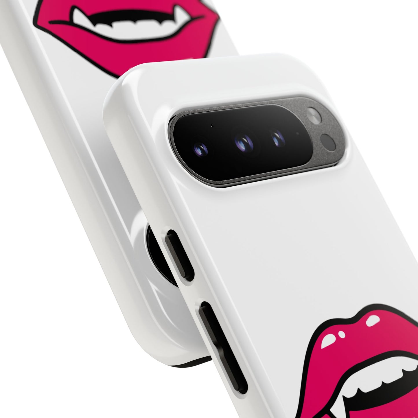 Vampire Mouth Phone Case - Tough Cases for Halloween, Gift for Spooky Lovers, Quirky Phone Accessories, Fun Tech Gear