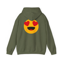 Heart Eyes Emoji Hoodie - Unisex Heavy Blend™ Sweatshirt